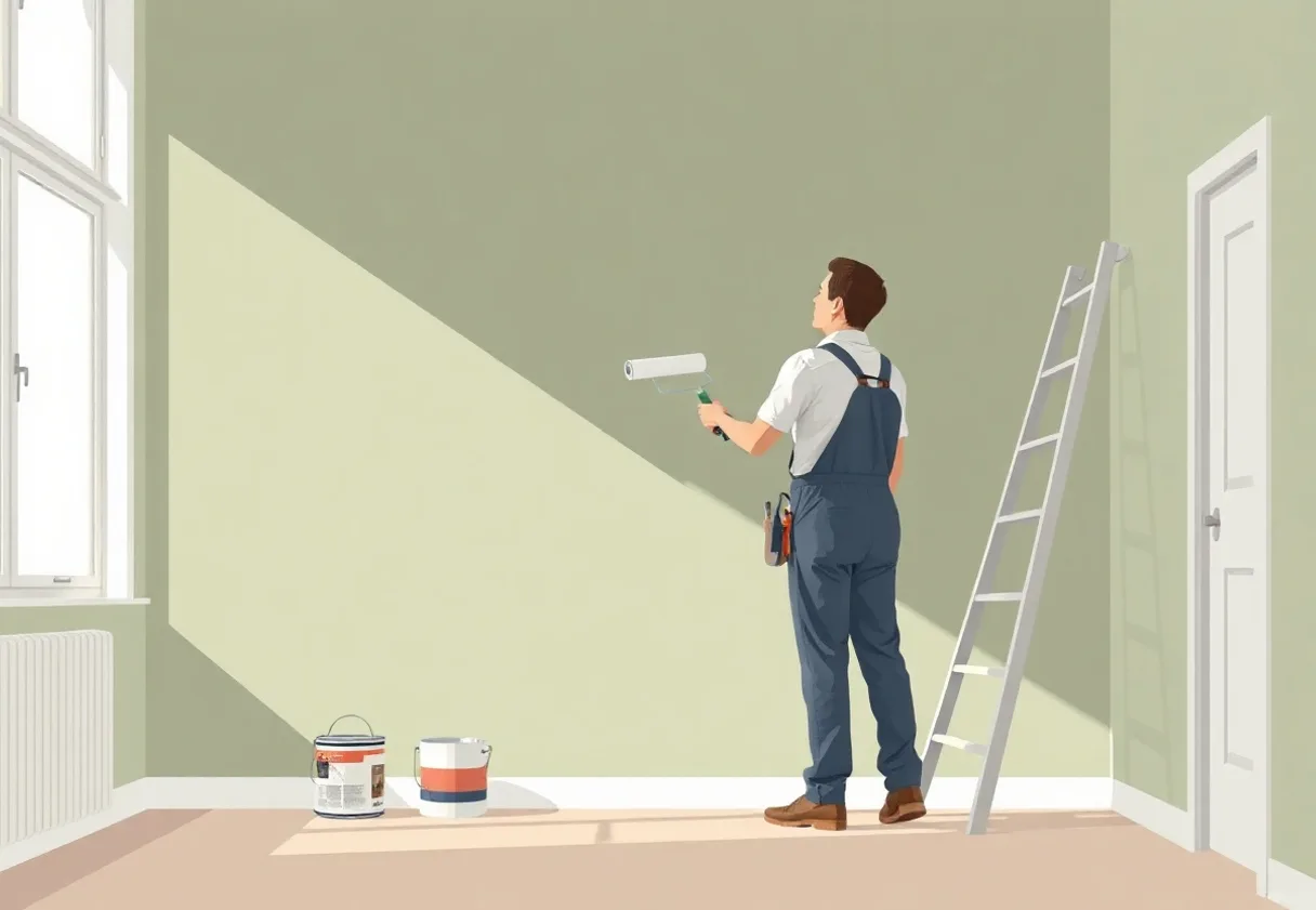 Peintre Antony 92160 en intervention sur un chantier